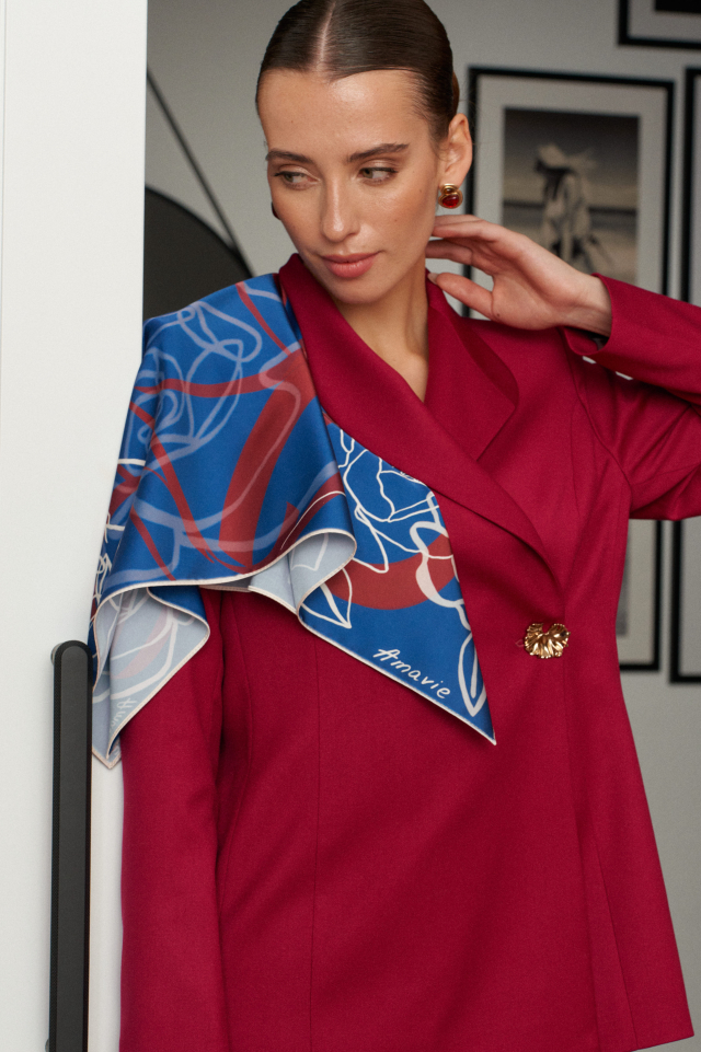 Жакет с ассиметричным воротником Luna арт: 3.2238 A2